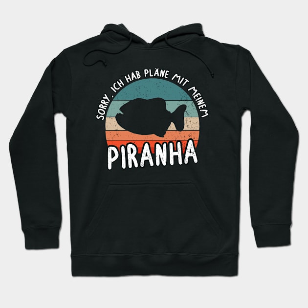 Piranha Pläne Liebhaber Züchter Angeln Meer Hoodie by FindYourFavouriteDesign